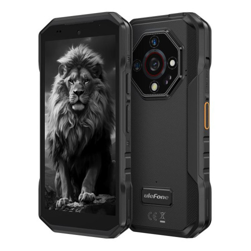  Ulefone Armor X32 Pro 5G, 8 Go + 256 Go, vision nocturne, téléphone robuste IP68/IP69K, écran 5,65 pouces, Android 14, MediaTek Dimensity 6300 Octa Core, réseau : 5G, NFC, OTG (noir) SU863B1038-010